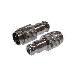 1-563-5, разъем MIC-16 5 контактов штекер металл на кабель