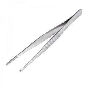 Пинцет прямой, рифленый 160 мм (блистер) REXANT