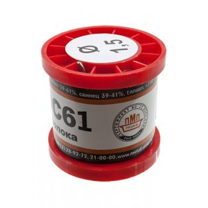 Припой ПОС61 ПРВ 1.5мм катушка 200г