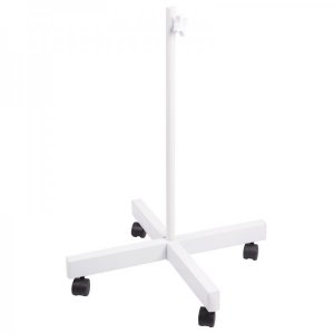 Стойка напольная мобильная для луп с подсветкой, четырехлучевая, белая (SM) REXANT