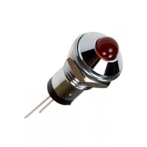 L-610R, Светодиод с держателем красный D=10мм M8