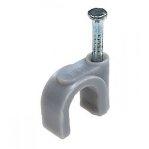 NC-3N, скоба  с гвоздем  для кабеля 10мм