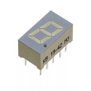 SA32-11GWA, 8мм 7сег.зелен.ОА,7.1мКд