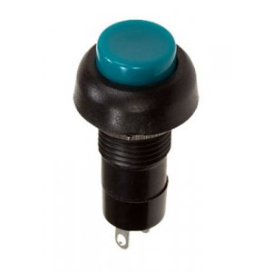PB-10BGN1-G, кнопка без фиксации 250В 1А зеленая(аналог SPA-101B4 PSW6D)