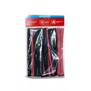 Набор термоусадочных трубок MAXIMUM 2:1, (набор 14 шт.)