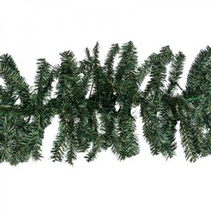 Еловый шлейф 2,7 м Теплое белое свечение 80 LED диаметр 41 см