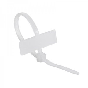Хомут под маркер nylon 100x2,5 мм 100 шт. белый REXANT