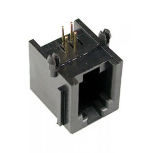 TJ3B-6P4C, розетка телеф. на плату тип 3B