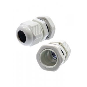 PG16, Кабельный ввод (сальник) серый  10-14 мм