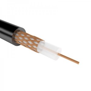 Кaбель РК 75-2-11АИ, (бухта 400м), черный  REXANT