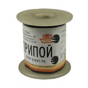 Припой ПОС61 ТР 2.0мм катушка 100г