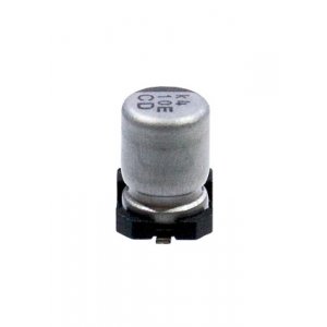 UCD1E100MCL1GS, SMD конденсатор 10мкФ 25В 20% 105С 4х5.8мм Low Imp