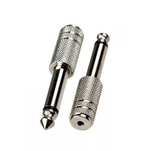 2-035, переходник 6.35мм штекер моно - 2.5мм гнездо моно металл