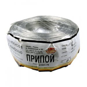 Припой ПОС61 ТР 1.0мм бухта 1 кг