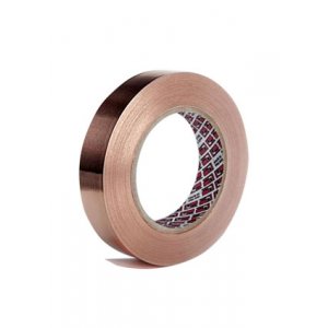 9115-6 10mm, медный скотч для экранирования с проводящим клеем (10мм * 33м)