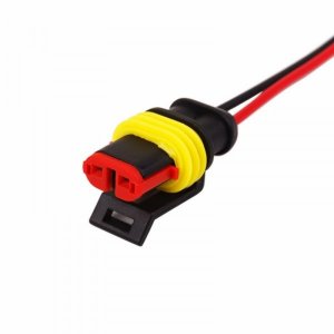 DJ7021-1.5-21 Автомобильный разъем гнездо с проводом 20см (10шт упак)