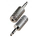 2-016, переходник 3.5мм штекер стерео - 2.5мм гнездо стерео металл