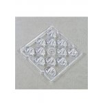 S01.01.01.029_SL-50X50-12-T2M, линза 50х50мм, 12 LED, T2M, для 3030, PC, прозрачная, без уплотнителя