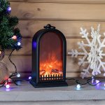 Светодиодный камин «Фьюжн» с эффектом живого огня 14,7x11,7х25 см с USB