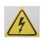 Наклейка знак электробезопасности  "Опасность поражения электротоком"200*200*200 мм Rexant, стоимость за 1шт ( в упаковке 5шт)