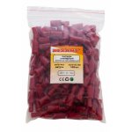 КЛЕММА ШТЕКЕРНАЯ полностью изолированная штекер - 4мм 0.5-1.5мм² (РШПи-п 1.5-4 / РШИп 1,25-4 / AEM1.25-156A) красный  REXANT