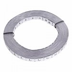 Лента полоса монтажная оцинкованная, перфорированная прямая  12 х 0,55 мм (рулон 25 м)  REXANT