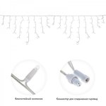 АЙСИКЛ (бахрома), 4,0 х 0,6 м, белый КАУЧУК IP67, 128 LED ТЕПЛЫЙ БЕЛЫЙ