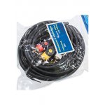 3-0333-3.0, Шнур A/V 3-3 RCA plastic-gold, d=4 мм, 3.0 м