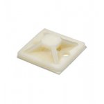 07-2030, Площадка под хомут 30 мм х 30 мм, упаковка 100шт.,белая