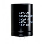 B43505A5397M, конденсатор электролитический 390мкФ 450В 105гр.
