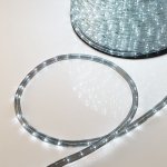 Дюралайт LED фиксинг (2W) - БЕЛЫЙ Ø10мм, 24LED/м, модуль 2м (без комплекта подключения)