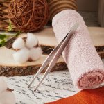 Пинцет прямой, рифленый 125 мм (блистер) REXANT