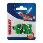 Наконечник штыревой втулочный изолированный F-14 мм 2х 6 мм² (НШВи(2) 6.0-14/НГи2 6,0-14) зеленый REXANT  (10 шт в блистере)    цена 42,24