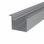 Профиль врезной алюминиевый 3725-2 REXANT, 2 метра