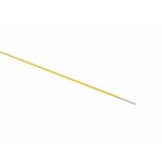 Провод ПГВА / ПВАМ 1 х 1.50мм², (бухта 100м), ЖЕЛТЫЙ  REXANT