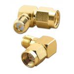 SMA-F - RP SMA-M, переходник угловой розетка-вилка