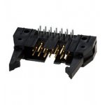 5499786-2, = DS1011-14RBSiB7-B, AMP-Latch-14 вилка на плату угл. 2.54мм с длин.защ