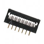 FDC-14, вилка на плату и на шлейф шаг 2.54мм