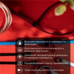 Стяжкa нейлоновая 300 x 4,8 мм, черная (упак. 100 шт)  REXANT