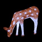 Акриловая светодиодная фигура "Олень мама коричневая" 100 см, 2850 светодиодов