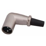 РАЗЪЕМ  CANON  штекер  XLR  на шнур  угловой  (FD-2721)  REXANT