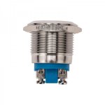 Кнопка  антивандальная Ø19  Б/Фикс (2с винт) (ON)-OFF плоская (PBS-28В-2) REXANT