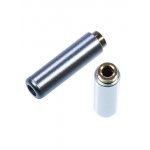 1-087-4G, Разъем аудио 3.5мм гнездо 4C mini металл "позол" на кабель