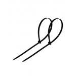 57-0151, Хомут-стяжка кабельная нейлоновая  150 x2,5мм, черная     упаковка 100 шт.