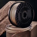 Трос стальной в ПВХ оплетке d= 4,0 мм, прозрачный (бухта 100 м)  REXANT