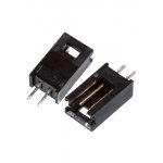 280370-2, вилка закр.на плату 1х2 к. 2.54мм позол.AMPMODU MODII