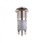 Кнопка  антивандальная Ø16 220В Фикс (5с) ON-OFF/OFF-ON синяя (A-16-C4) REXANT