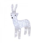 Акриловая светодиодная фигура "Северный олень" 45 см, 100 светодиодов
