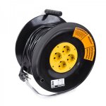 Удлинитель силовой на катушке 4 гнезда с/з 40 м, 3х1мм²,STANDART PROCONNECT