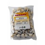 НАКОНЕЧНИК ШТЫРЕВОЙ ВТУЛОЧНЫЙ изолированный   F-12мм 16мм² (НШВи 16-12 / E16-12) слоновая кость  REXANT